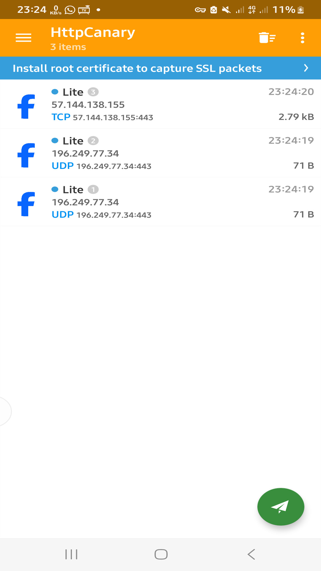 Screenshot 3 of Http Canary Plus+